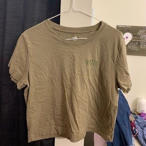 PINK green tee